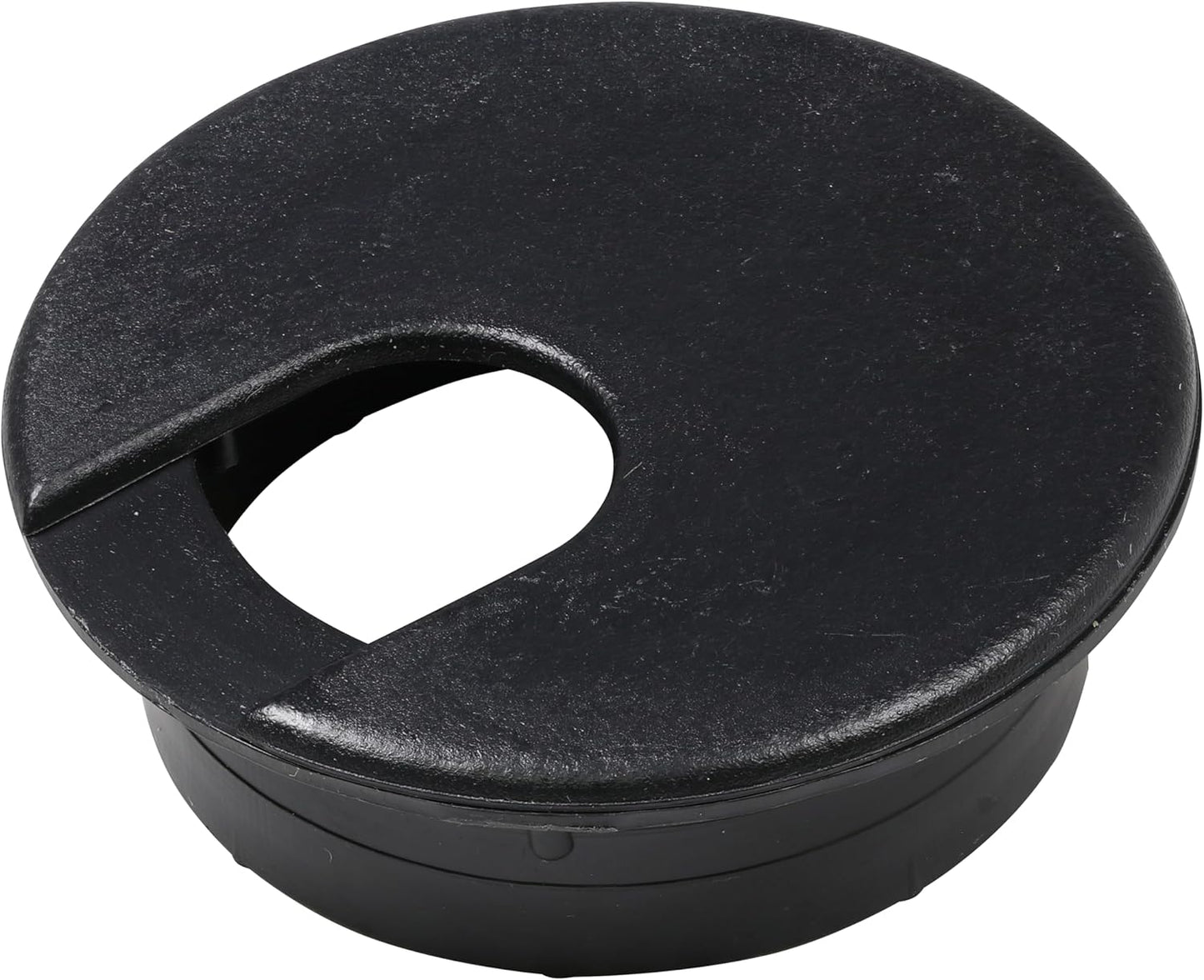25 Pack 2in Black Round Cable Cord Organizer Grommet Covers