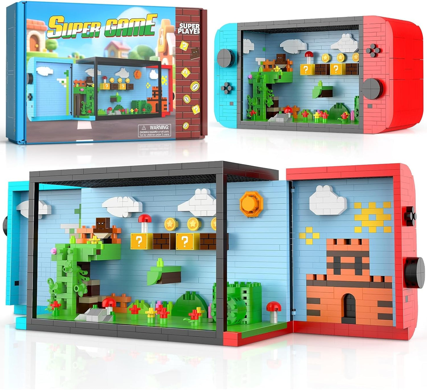 Super Player Game Building Sets for Creative Anime Scene Models