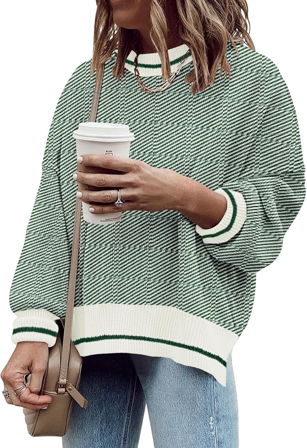 ETCYY Womens Oversized Sweaters for Trendy Fall Fashion 2025