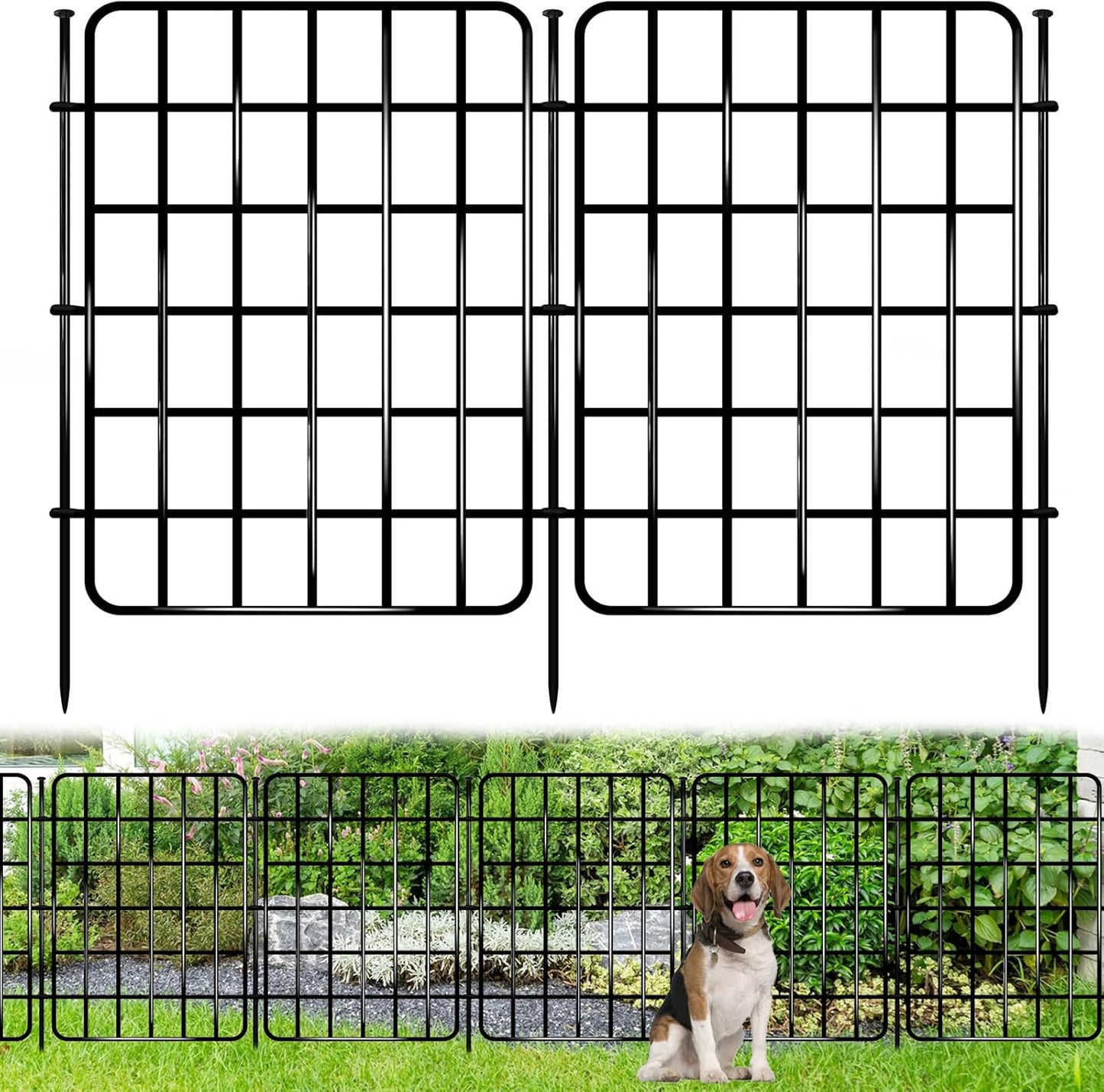 30ft x 22in Garden Fence Animal Barrier for Outdoor Decor
