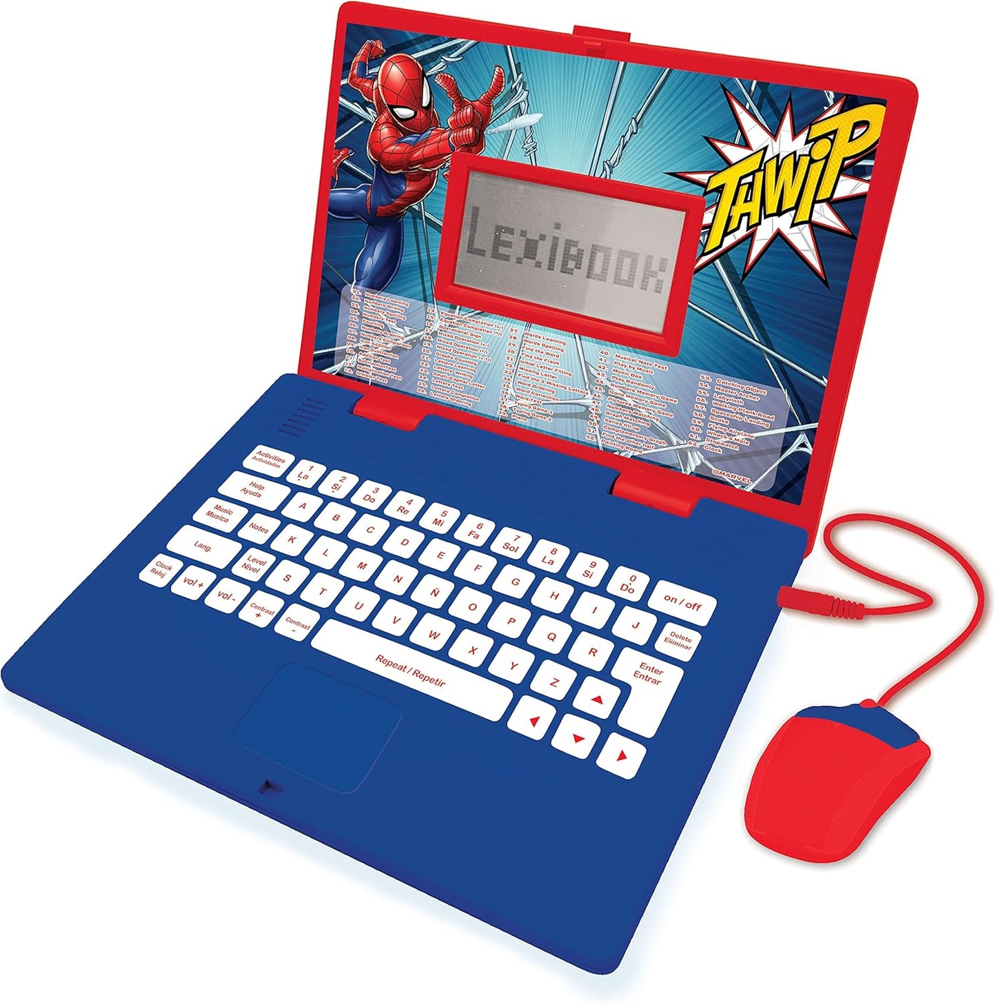 Educational Bilingual Laptop for Kids - Spider-Man Fun Learning