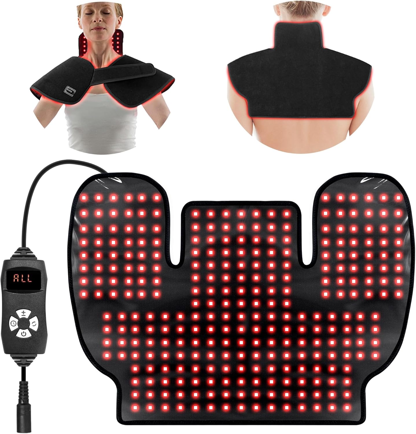 WEETALL Red Infrared Light Neck Shoulder Therapy Device