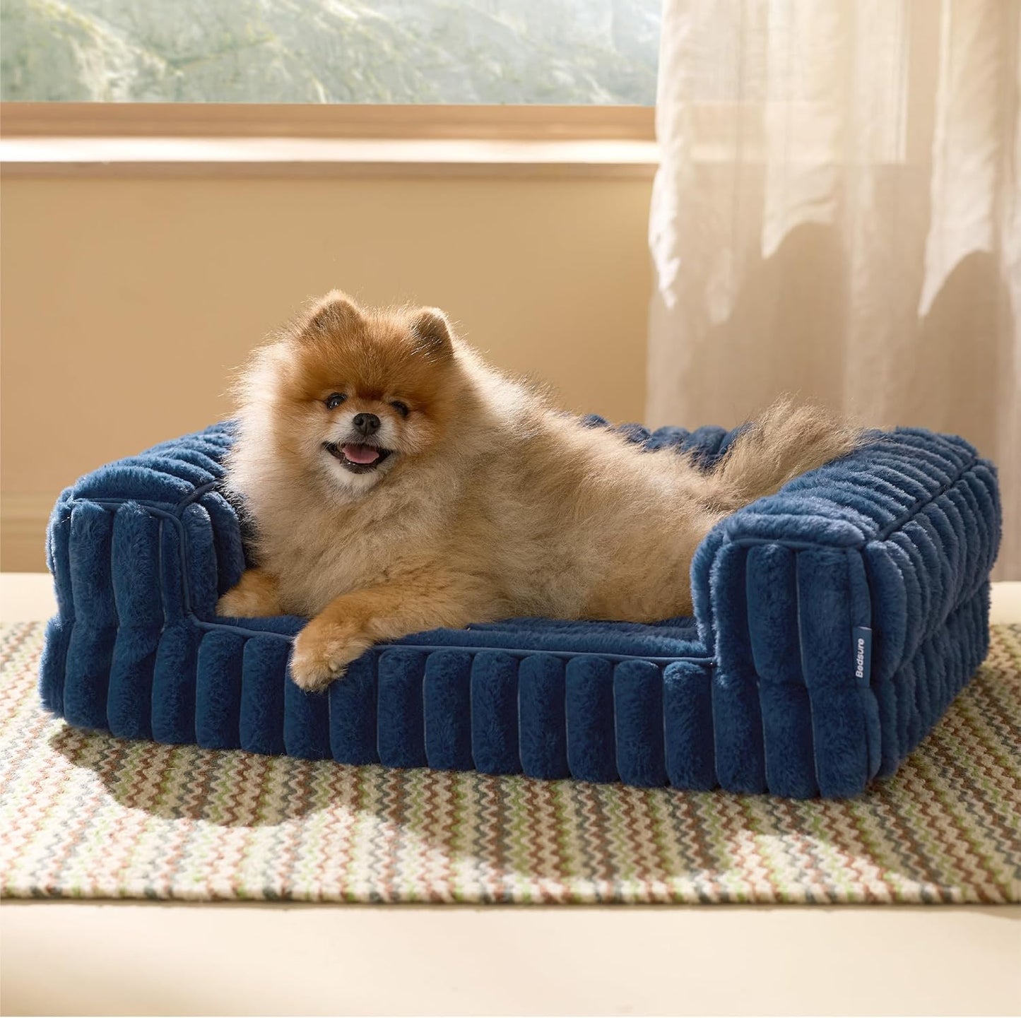 Orthopedic Dog Bed for Small Dogs with Waterproof Memory Foam