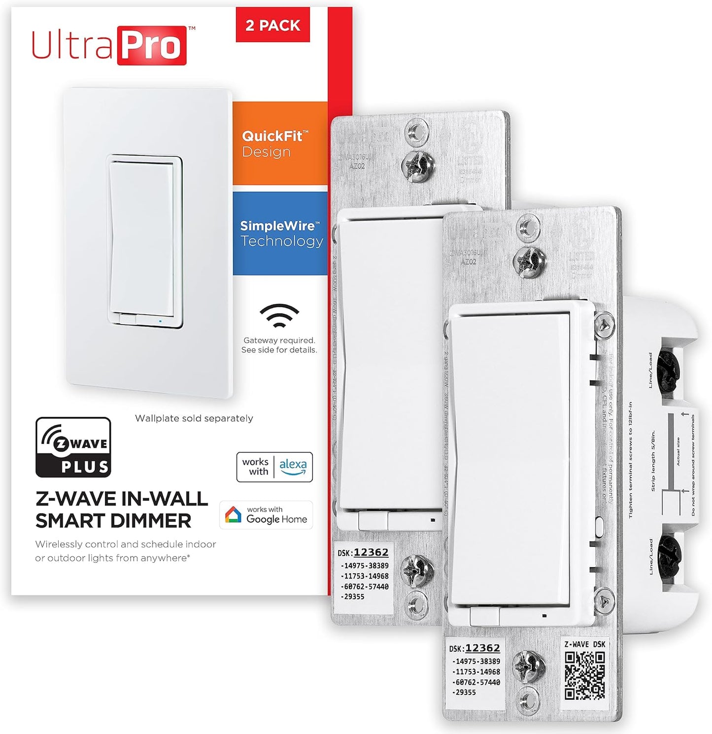 UltraPro 700 Series Z-Wave In-Wall Smart Dimmer for Home