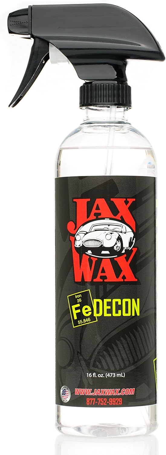 Jax Wax Iron Decon Spray, Non-Abrasive 16 Oz