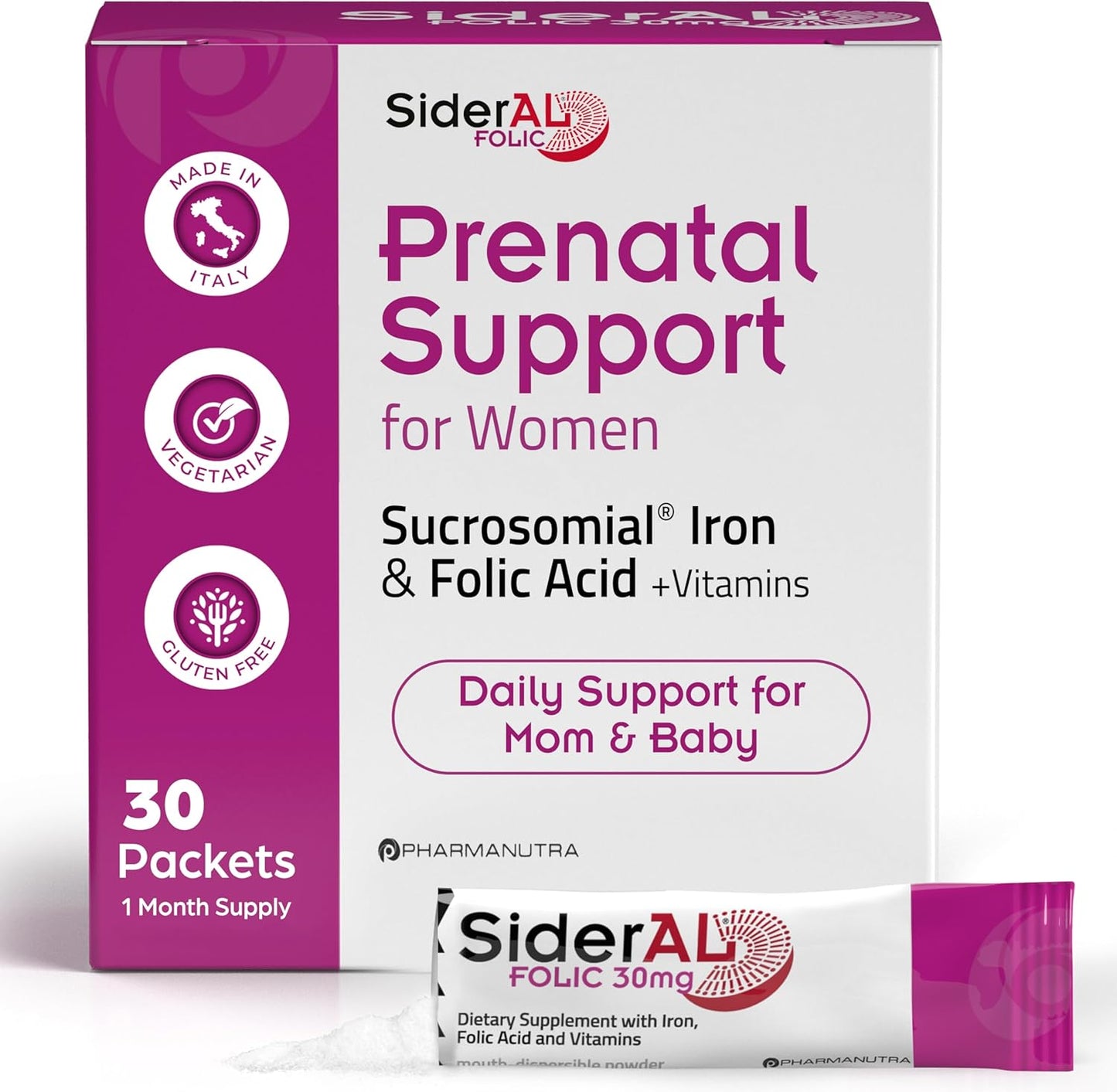 SiderAL Prenatal Vitamins for Women with Essential Nutrients