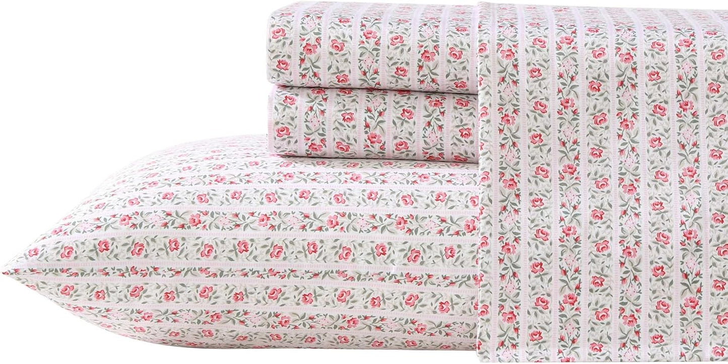 Buttery-Soft Queen Sheet Set by Laura Ashley for Luxurious Sleep