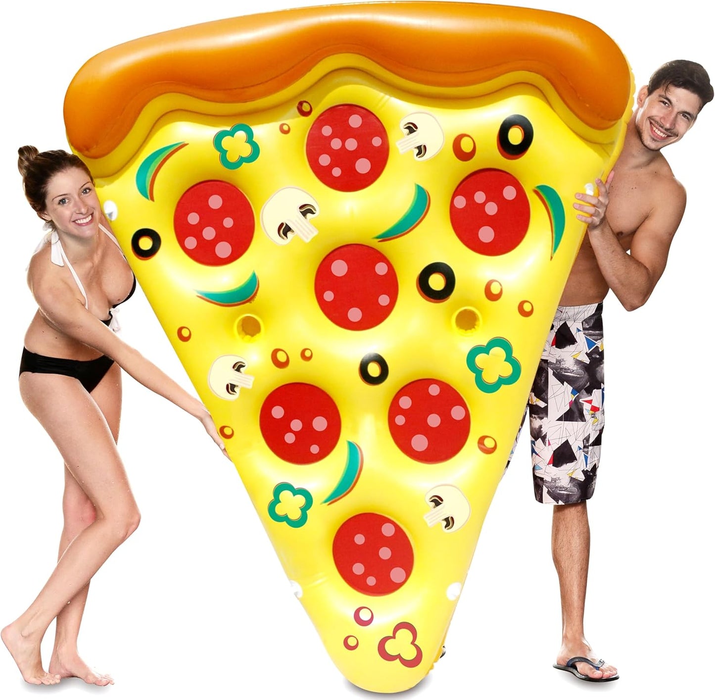Giant Inflatable Pizza Slice Pool Float for Summer Fun