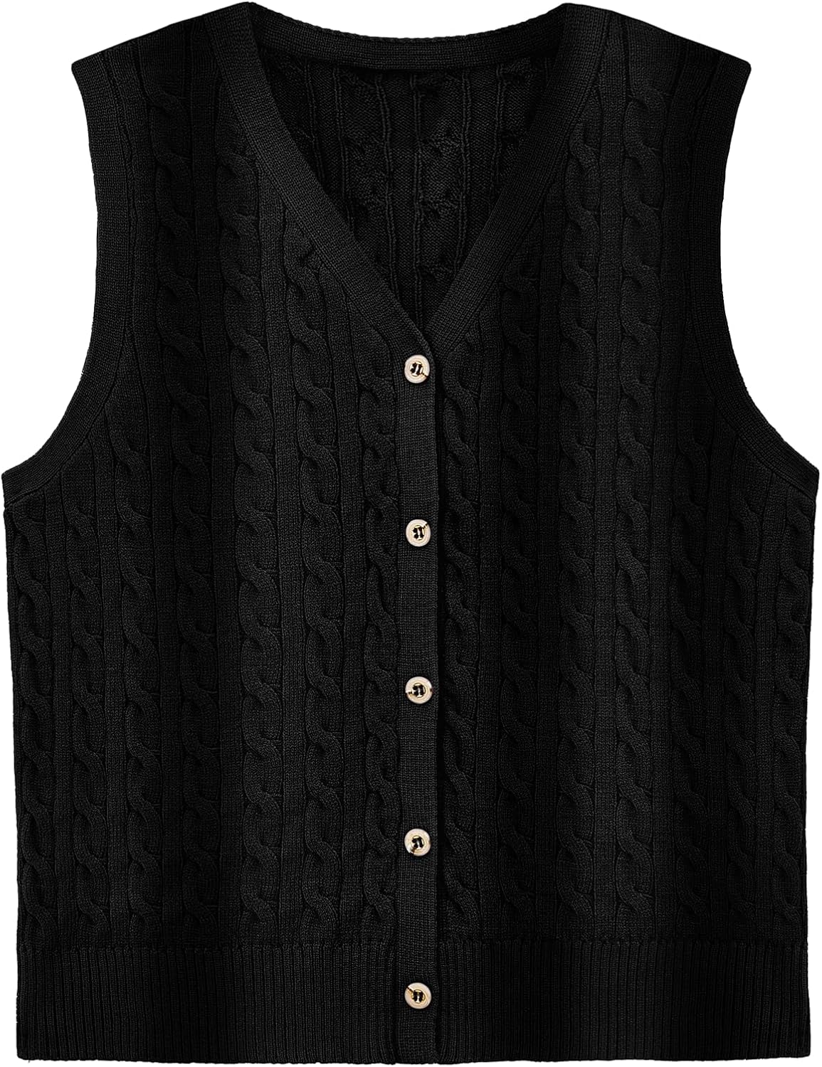 Stylish Cable Knit Sweater Vest for Women by WIHOLL 2024