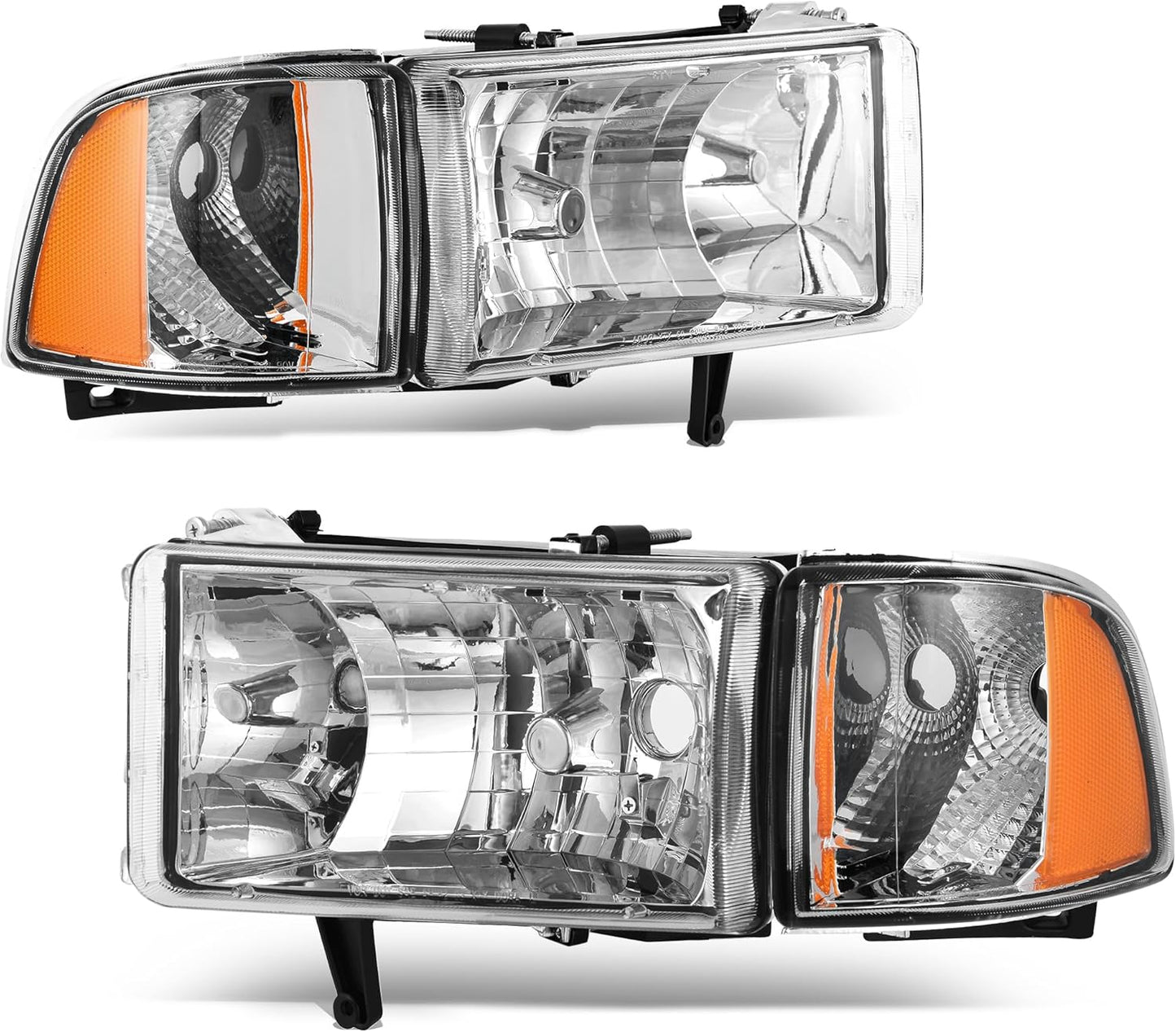 Headlight Assembly for Dodge Ram 1500 2500 3500 by AUTOSAVER88