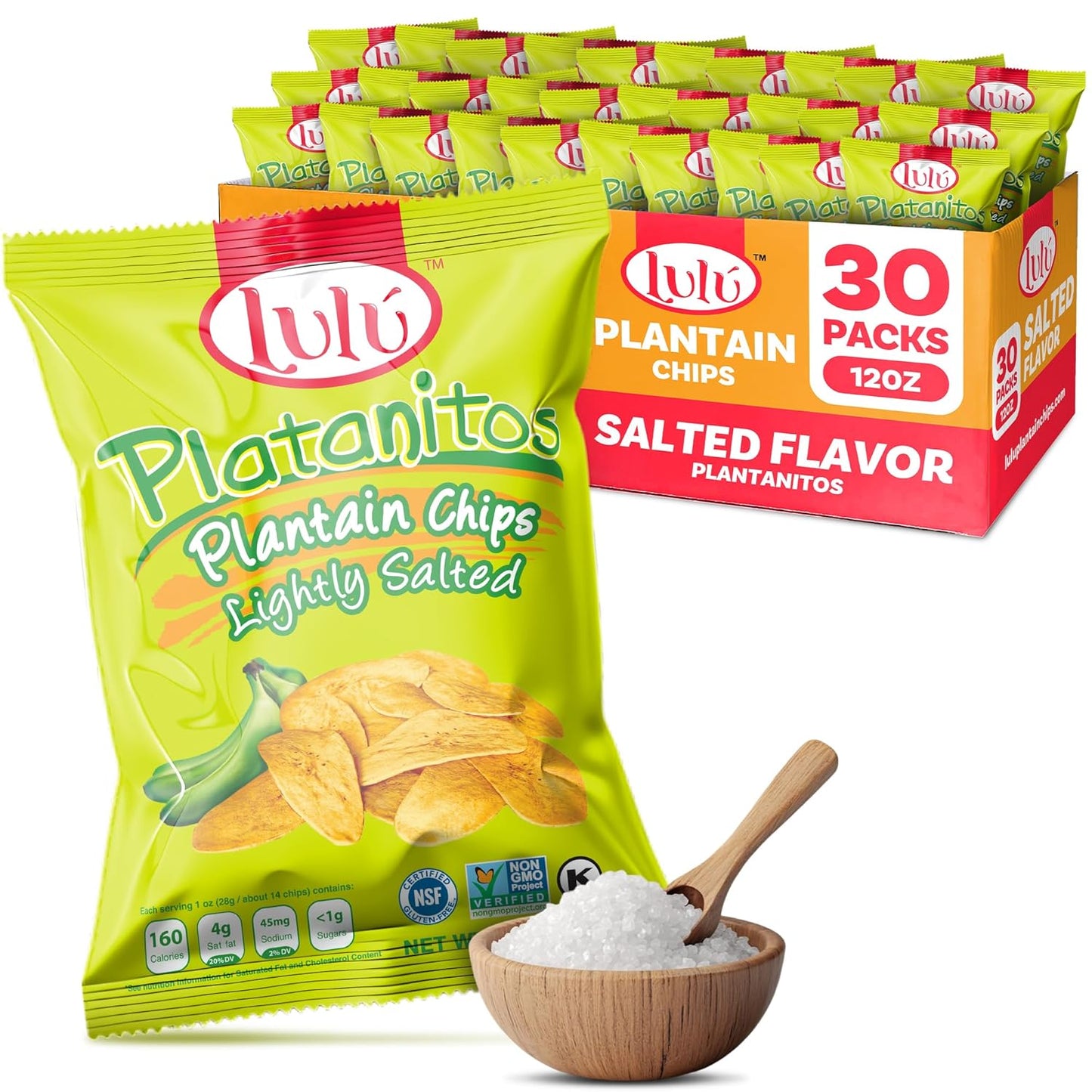 LULU Plantain Chips - Crunchy, Delicious, Gluten-Free Snacks