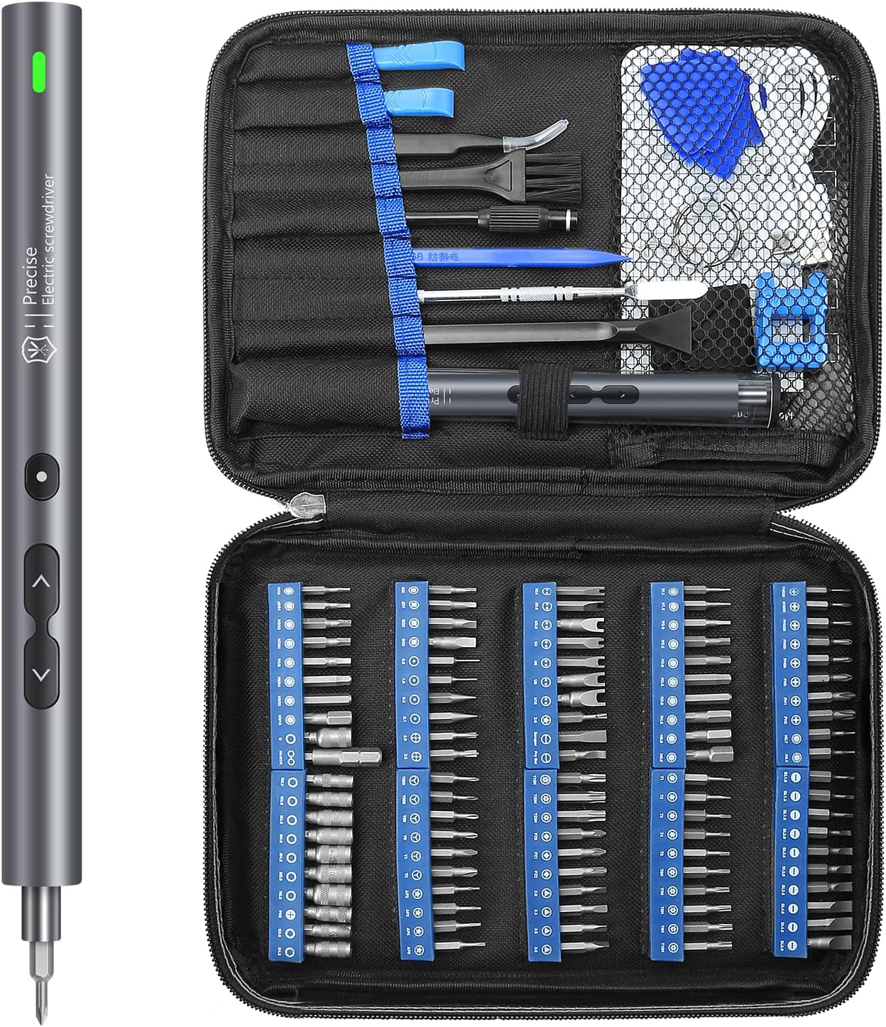 UF-TOOLS Mini Electric Screwdriver: 120 in 1 Portable Tool