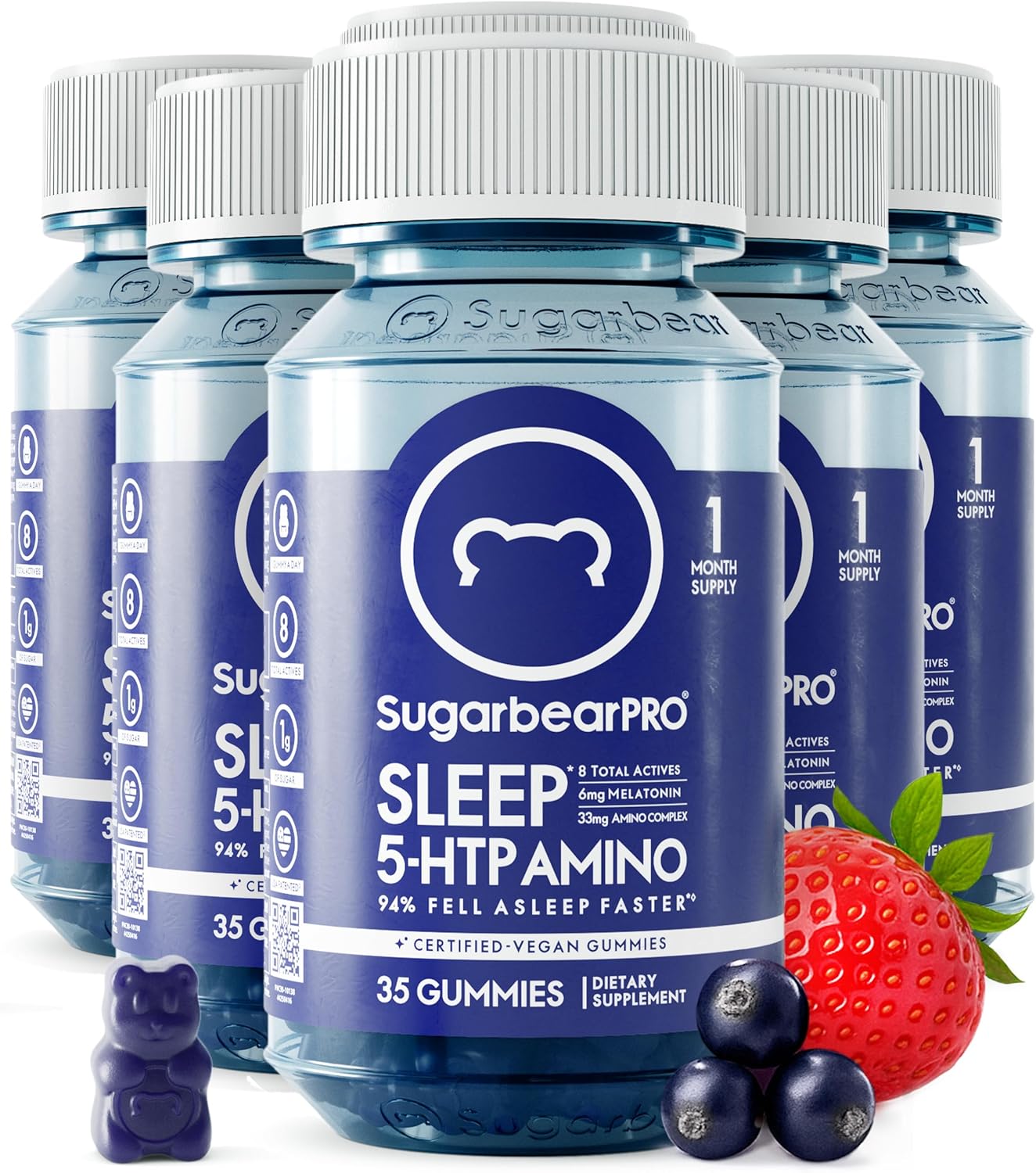SugarBearPro Sleep Gummy 6 Month Supply for Better Sleep