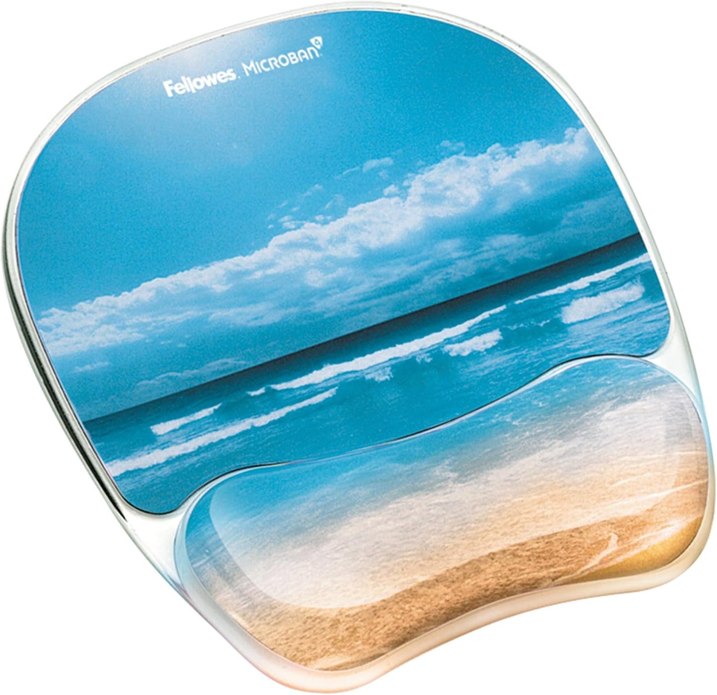 Fellowes Photo Gel Wrist Rest - MICROBAN Protection