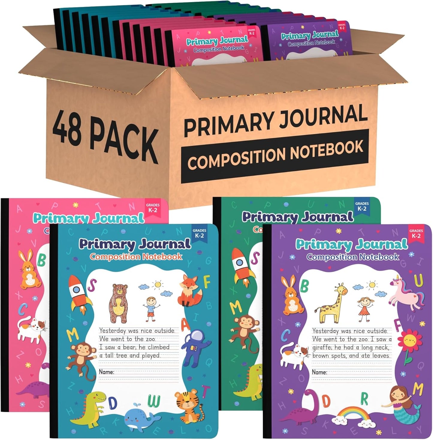 Bulk Primary Composition Notebook - Perfect for Grades K-2!