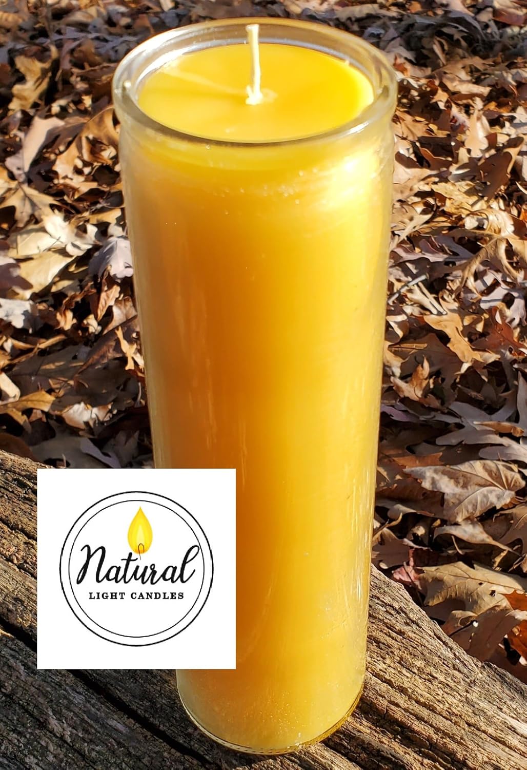100-Hour Pure Beeswax Vigil Candle