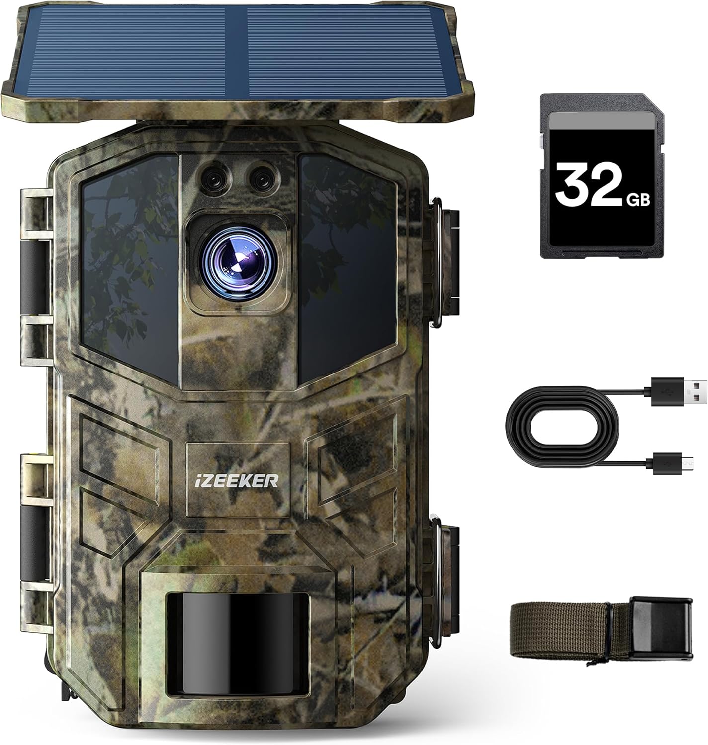 4K 48MP Solar Trail Camera - Rapid Trigger, Night Vision
