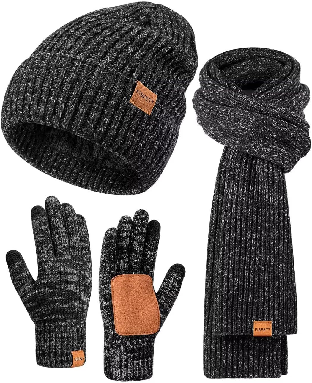 FISFET 3-in-1 Winter Warmer Set for Men & Women