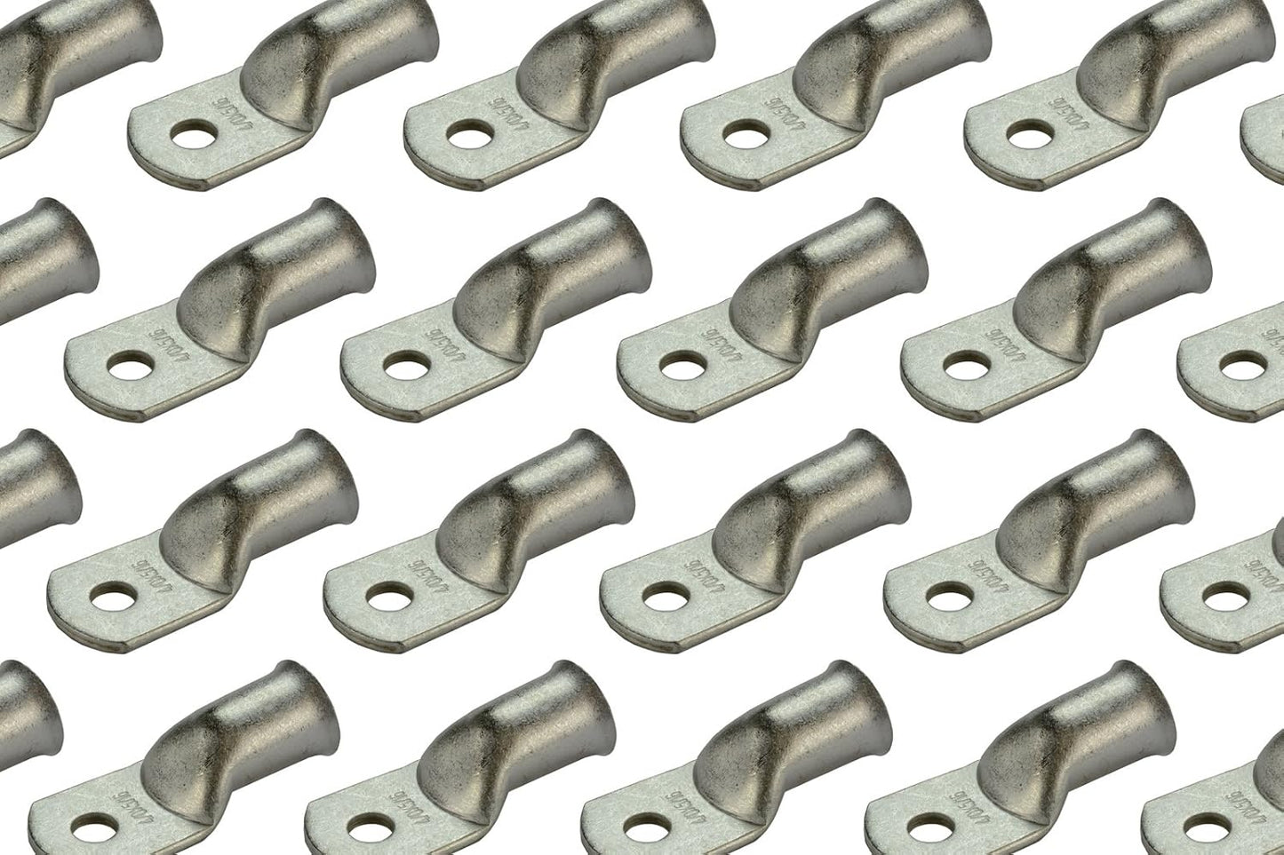 TEMCo 25 Pack Tinned Copper Welding Battery Cable Ends