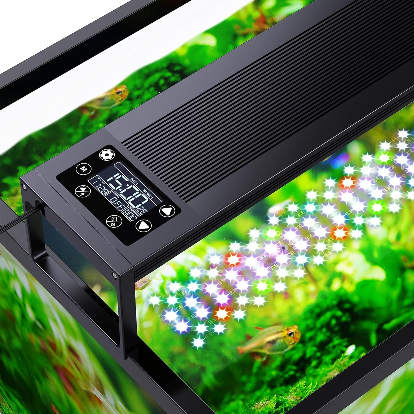 24/7 LED Aquarium Plant Light for 18-24 Inch Fish Tanks