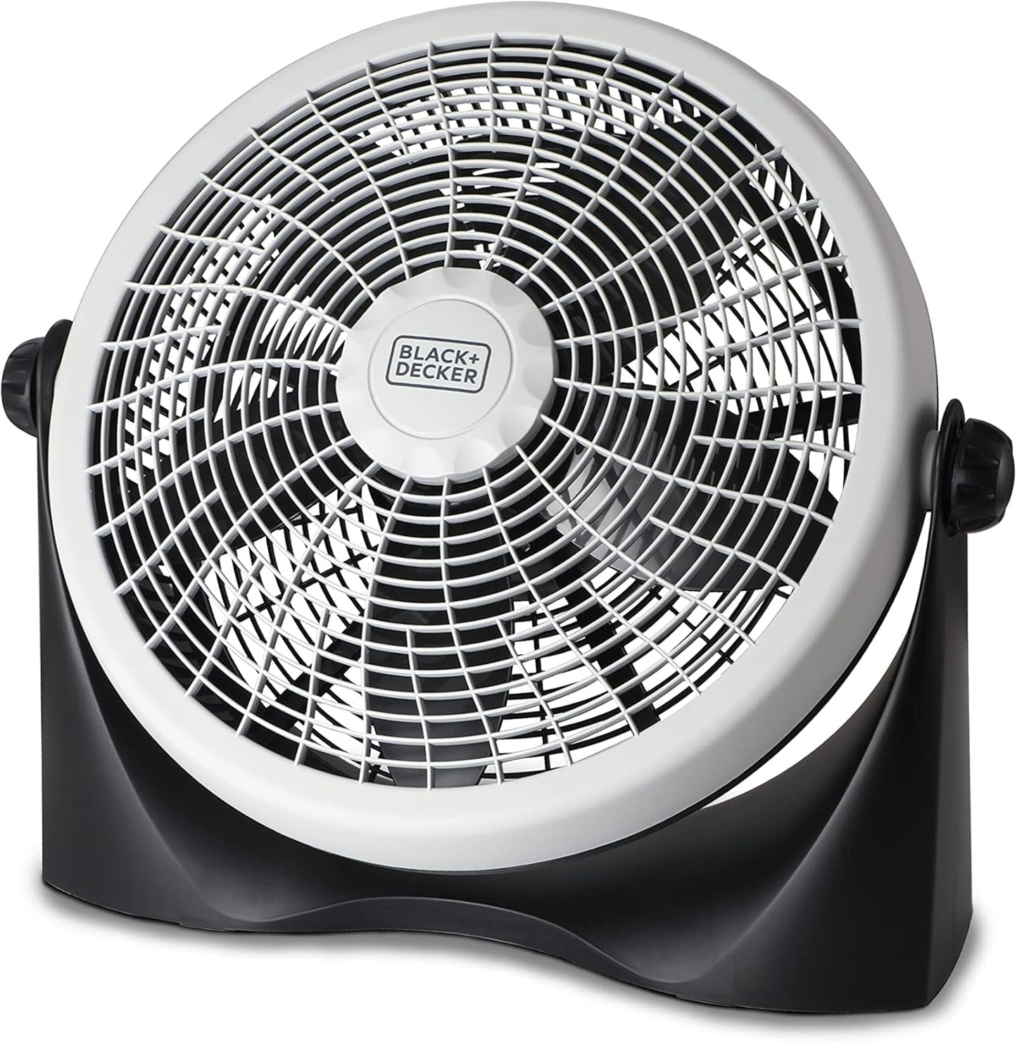 High Velocity Floor Fan with 3 Speeds and 90-Degree Tilt