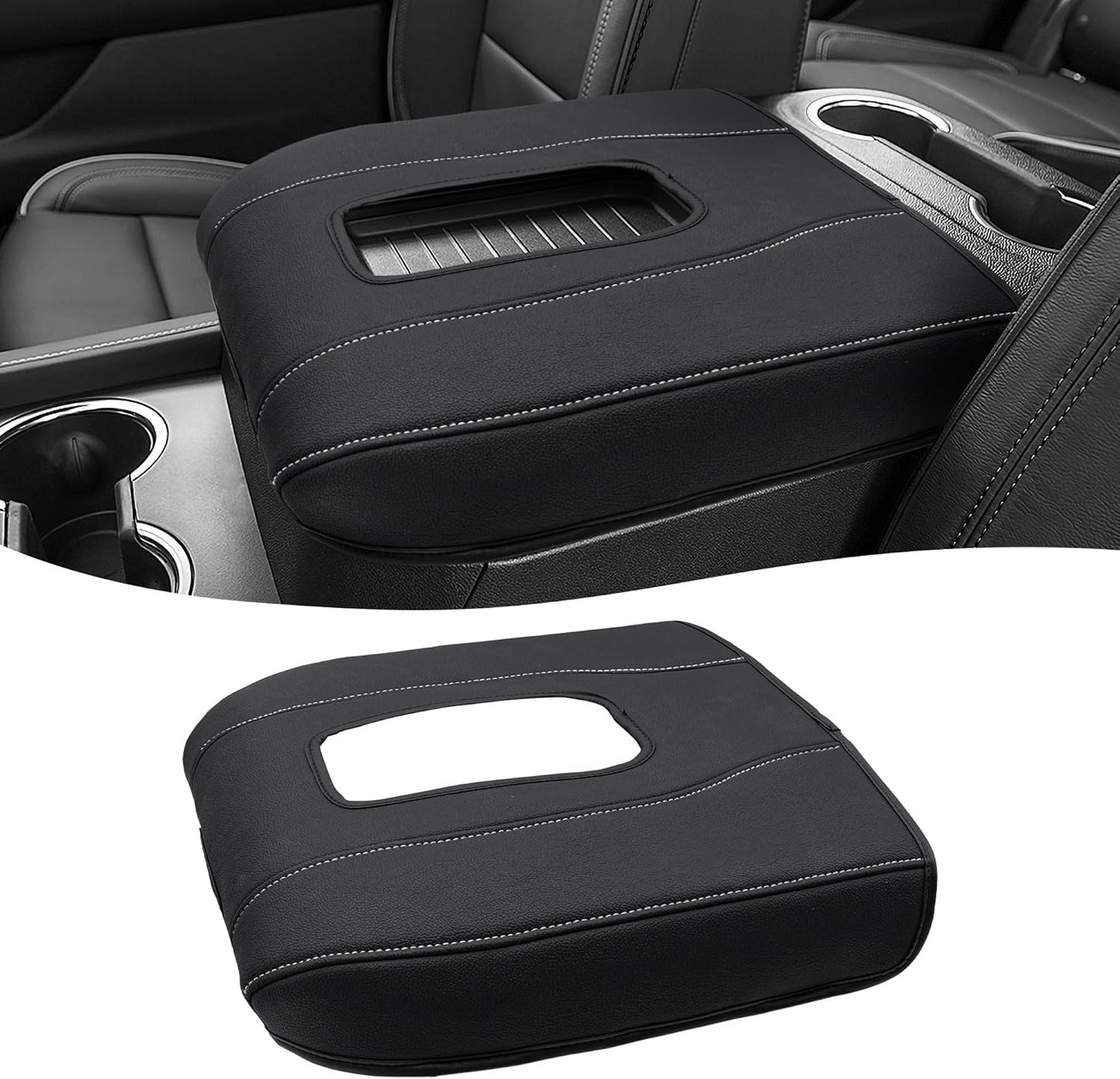 Center Console Armrest Cover for Chevy Silverado 1500 & GMC Sierra