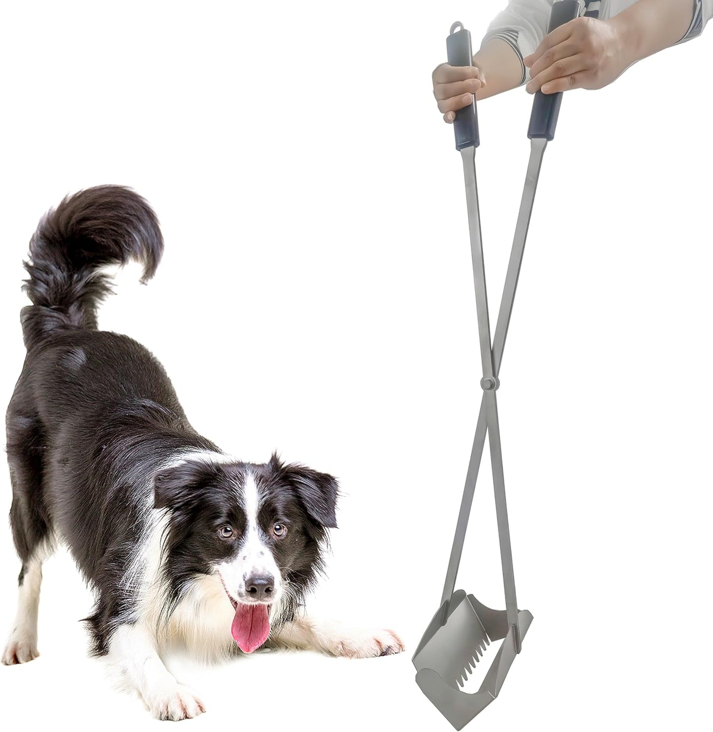 Heavy Duty Pooper Scooper for Large Dogs with Long Handle
