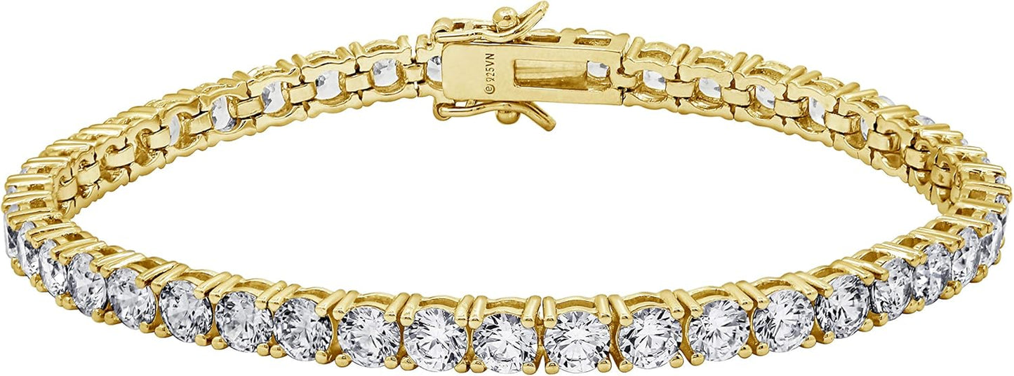 Timeless 8in Tennis Bracelet with Round Cut Cubic Zirconia