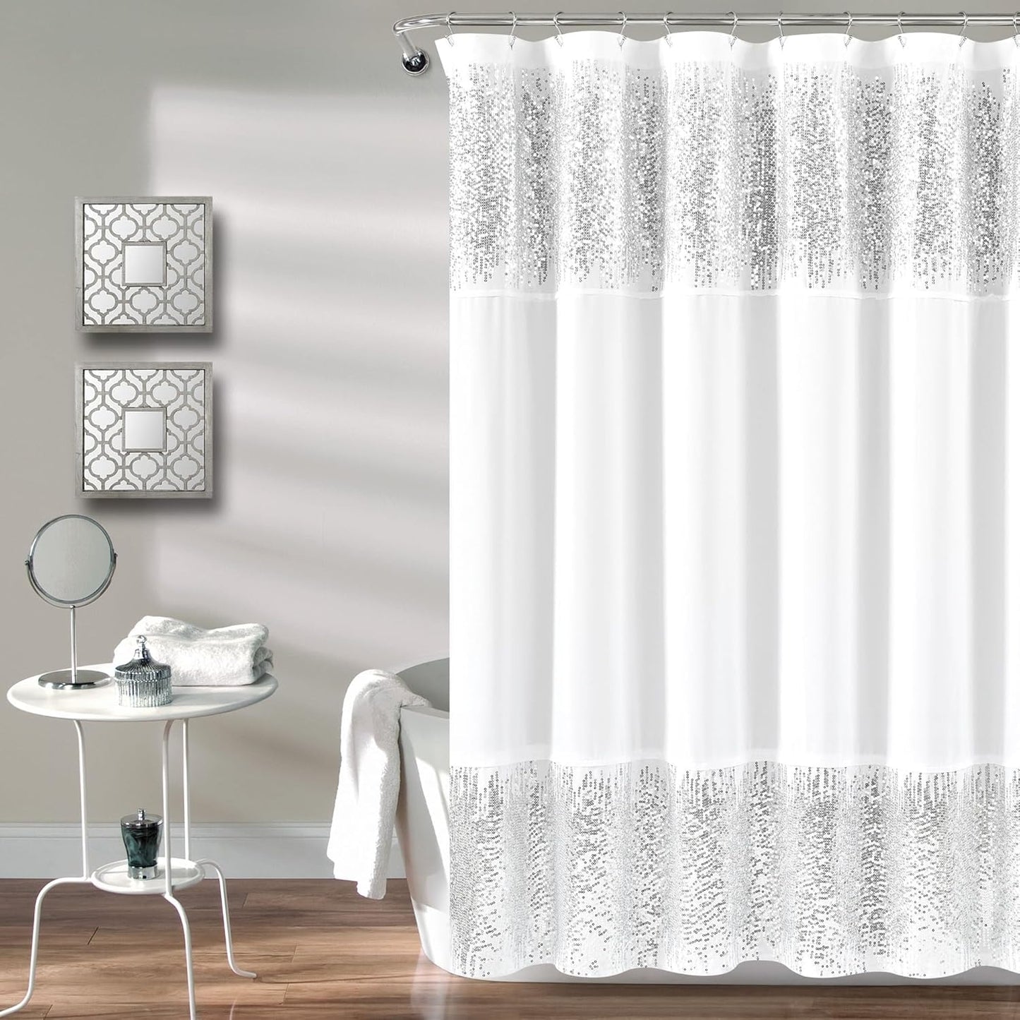 Shimmering Sequin Shower Curtain