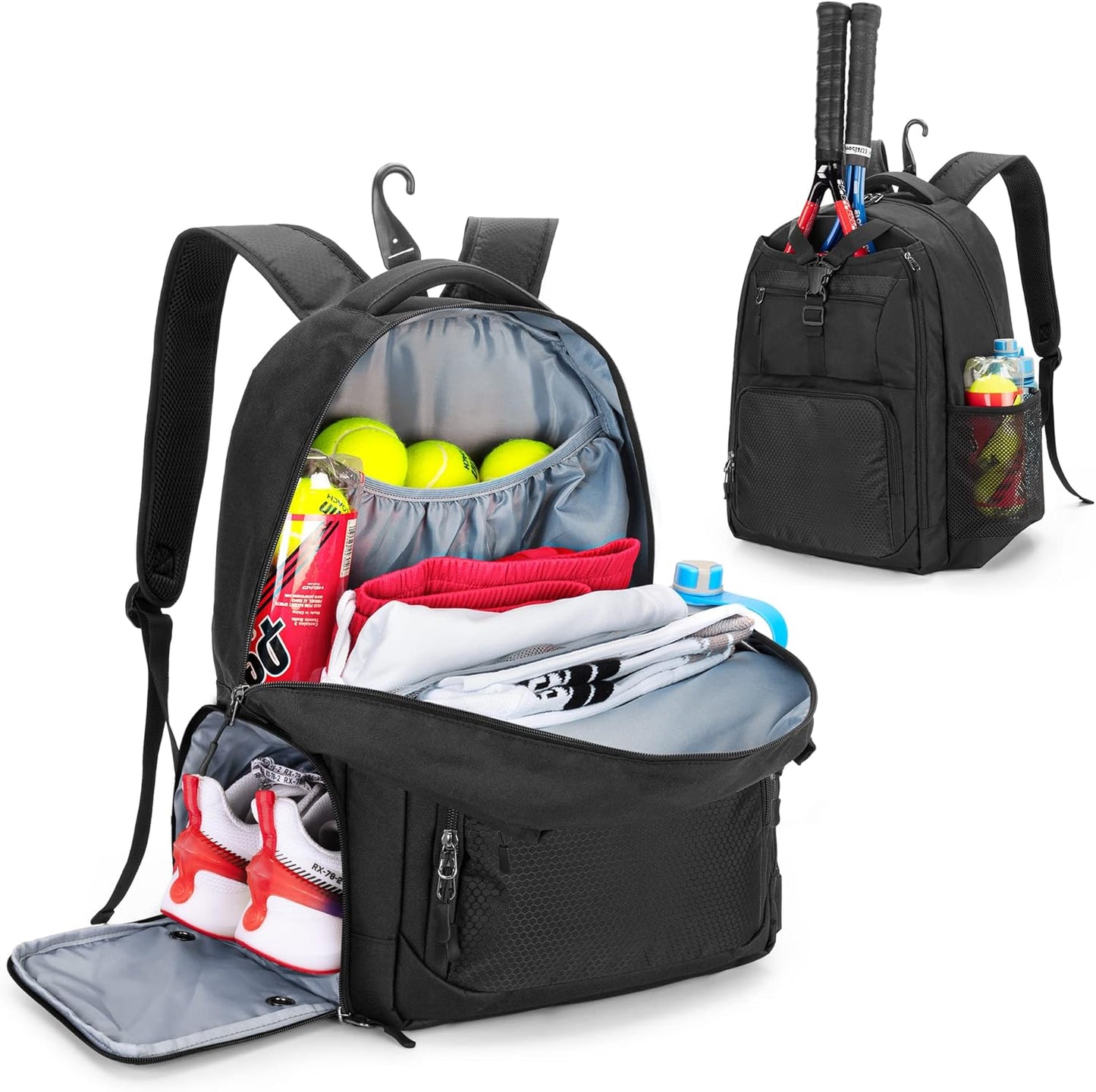DSLEAF Tennis Bag for Men/Women with Shoe Space and Racket Holder