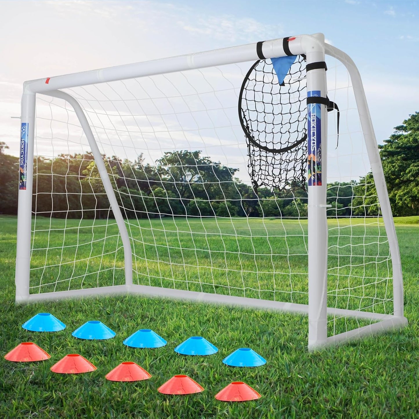 Durable Portable Soccer Goal for Backyard Training and Fun