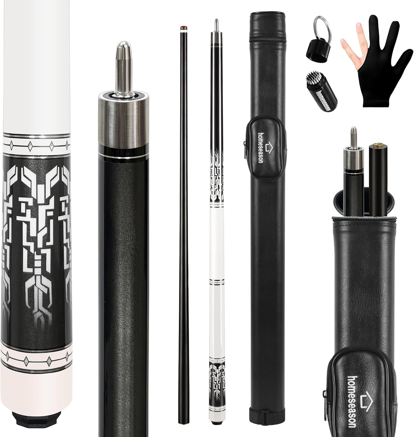 Professional 58-Inch Glass Fiber Pool Cue Stick for Billiards