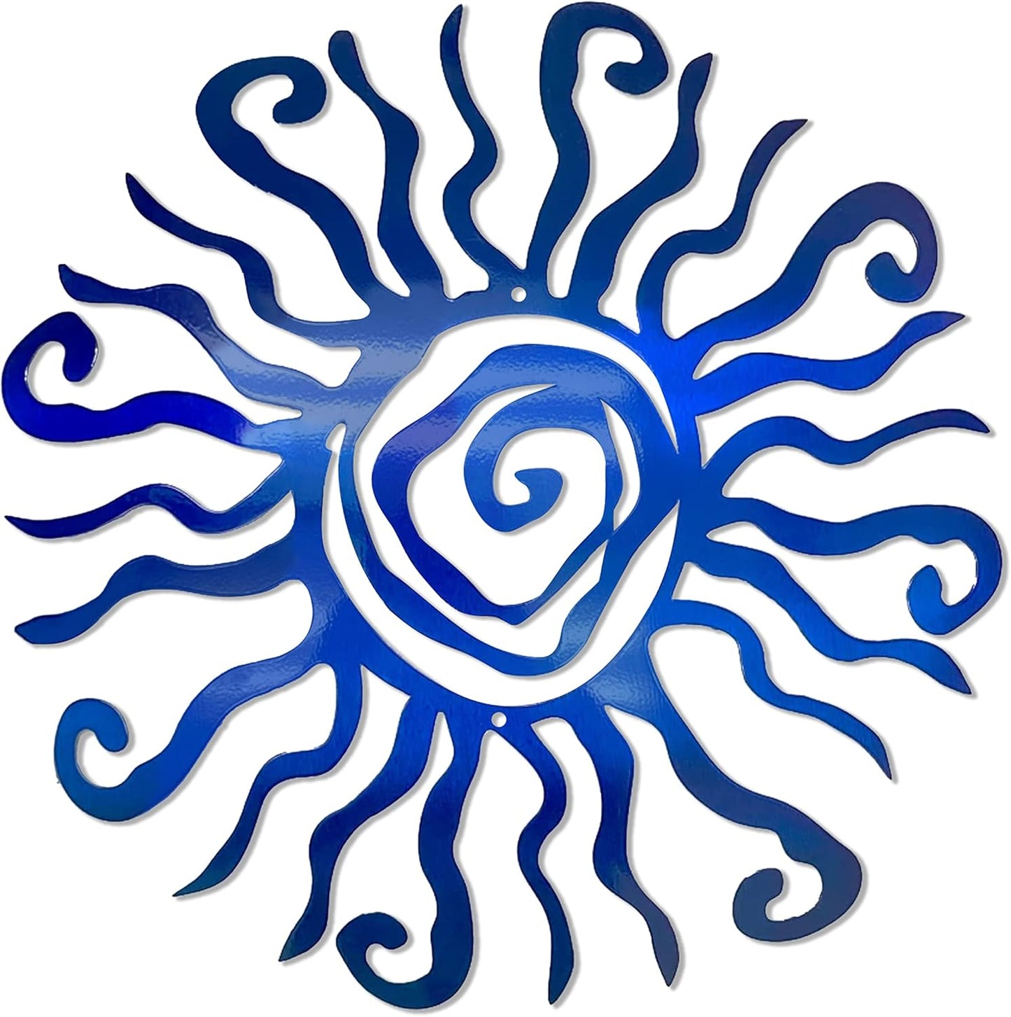 Wacky Sun Metal Wall Art for Indoor and Outdoor Decor