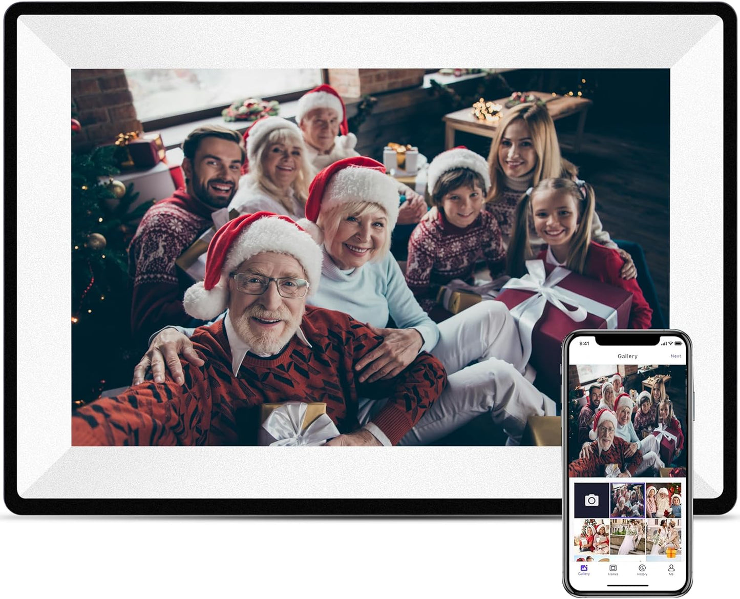 Uhale 10.1inch Digital Picture Frame with WiFi and Touch Screen