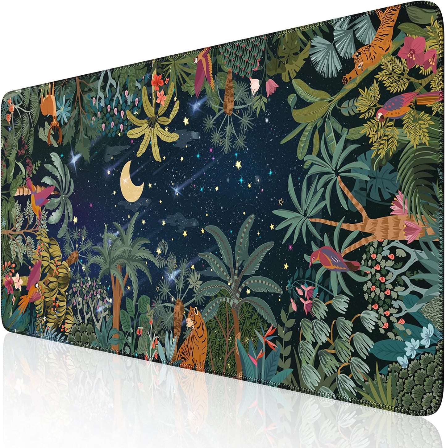 XXL Anti-Slip Mouse Pad - iCasso Midnight Jungle