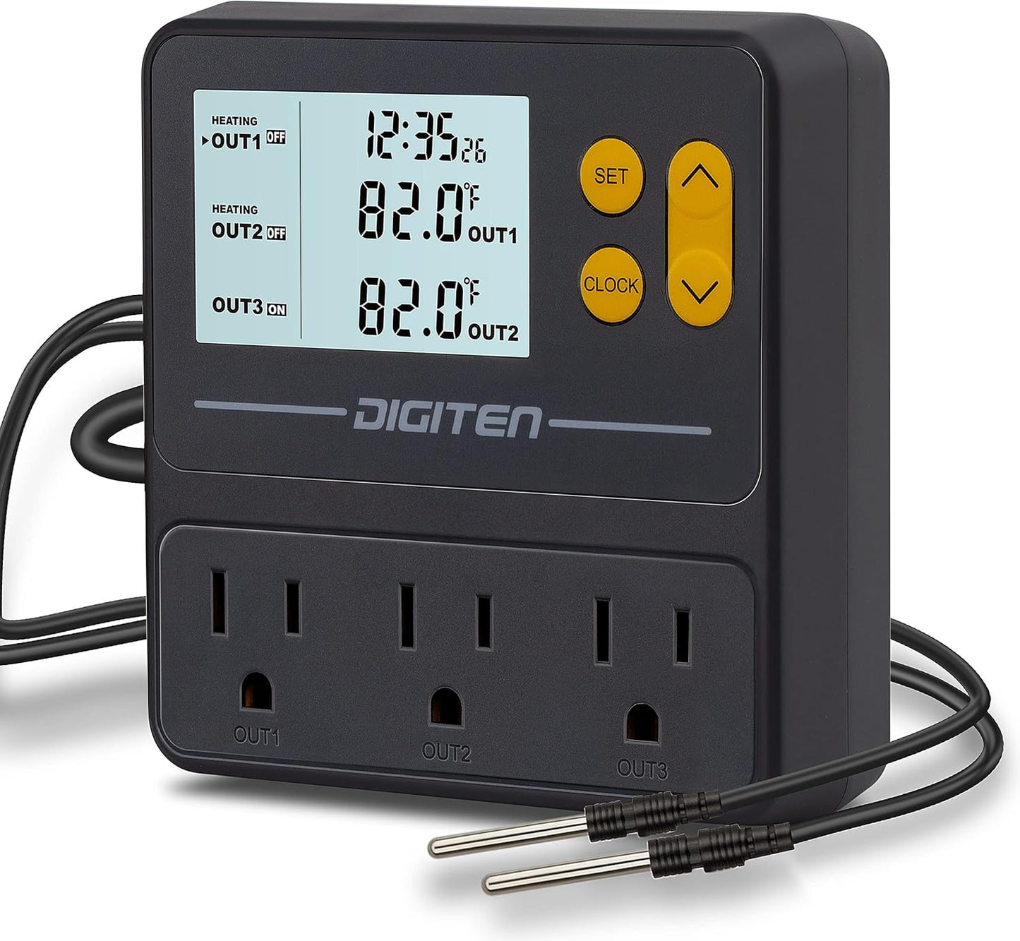 DIGITEN Reptile Temperature Controller with Timer for Pets