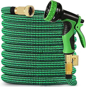 100 ft Expandable Garden Hose - No Kink Flexible Water Hose