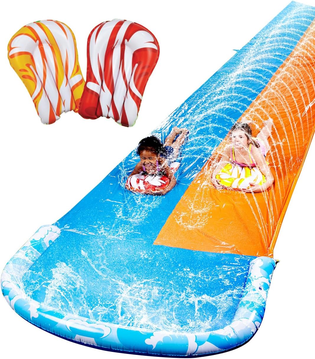 JOYIN 32.5FT Water Slide with Inflatable Boards for Summer Fun