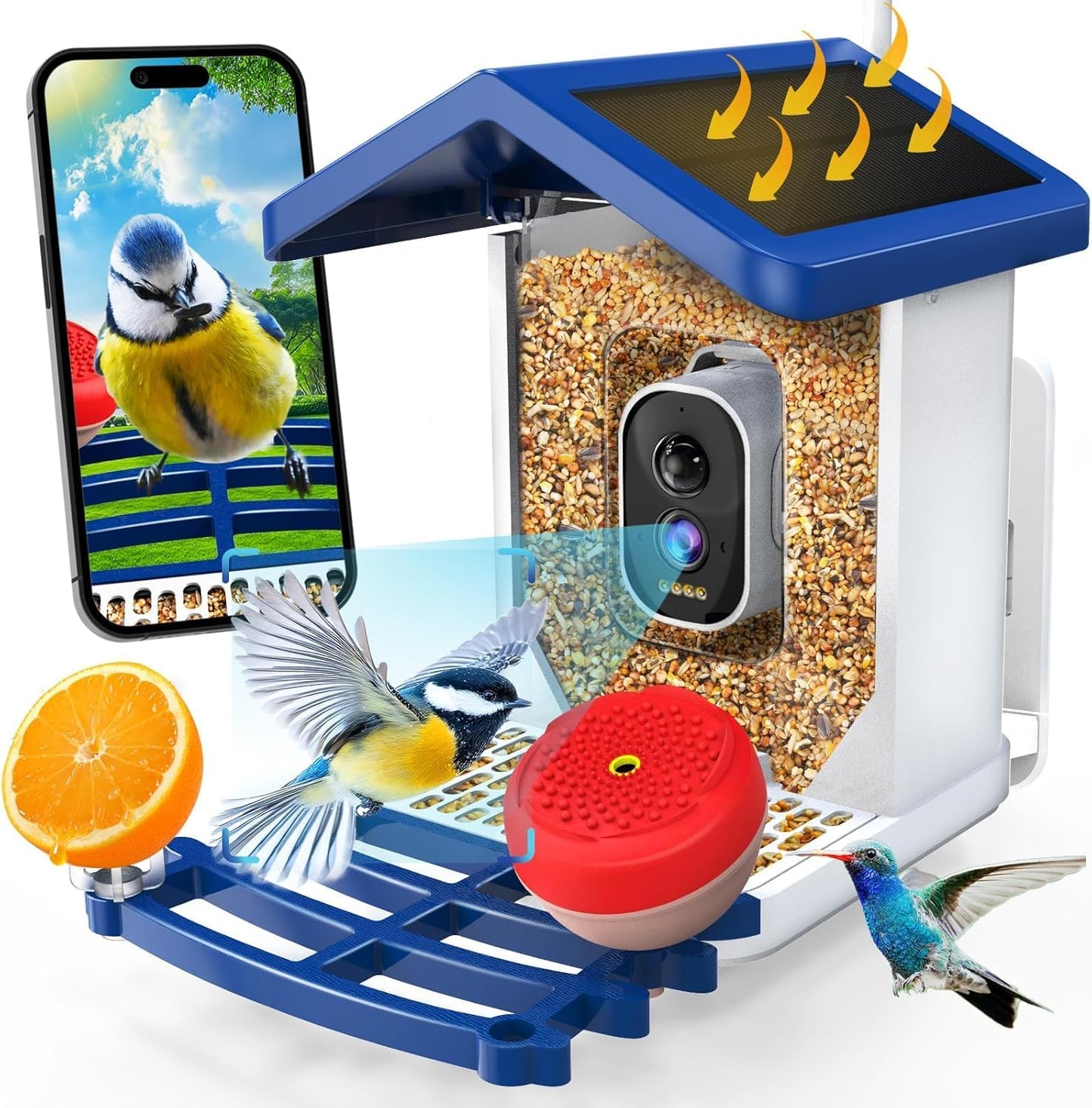 Smart Bird Feeder with Camera for Bird Lovers and Families