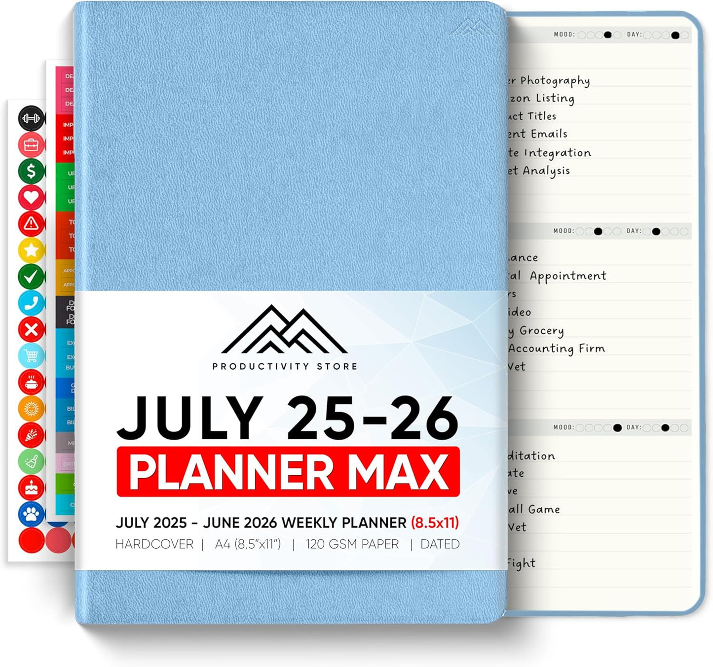 July 2025-2026 Planner for Productivity and Academic Success