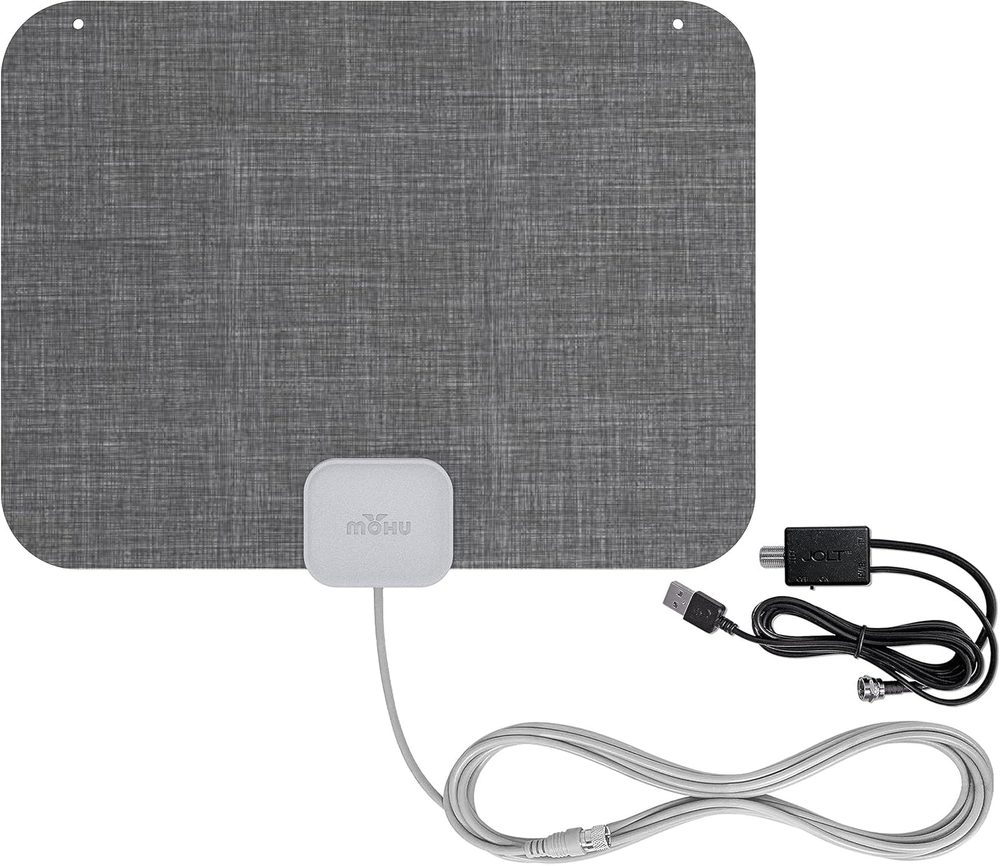 Mohu Leaf Stitch Amplified Indoor TV Antenna with 60-Mile Range
