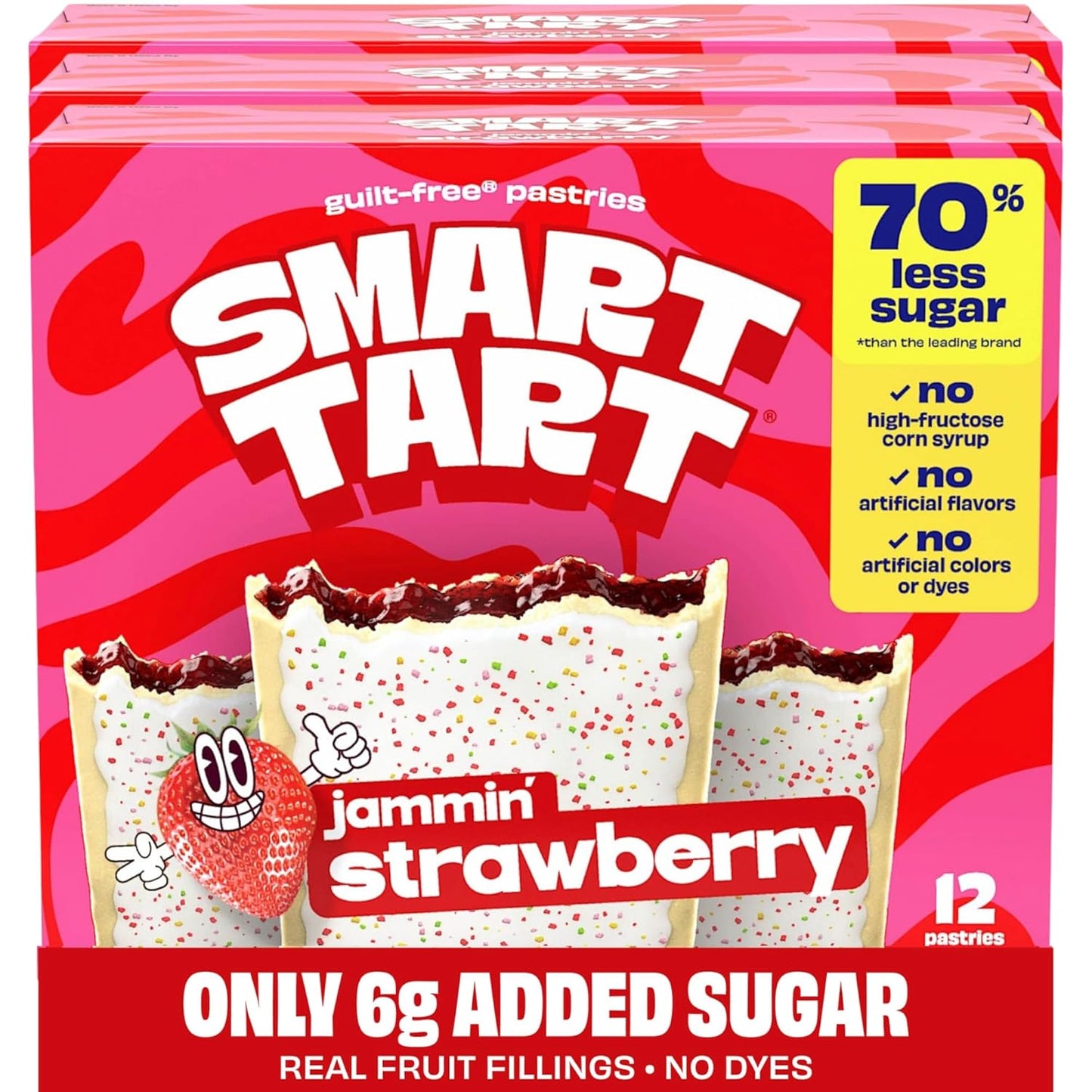 Smart Tart Strawberry Toaster Pastries - Healthy Kids Snacks