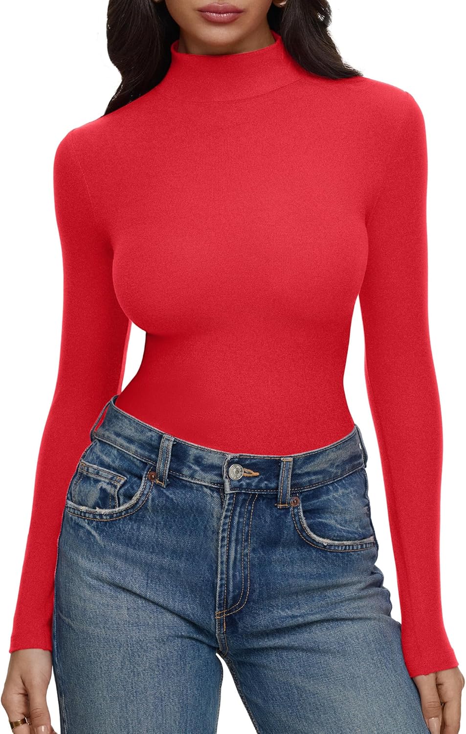 REORIA Womens Turtleneck Tops for Stylish Layering in 2025