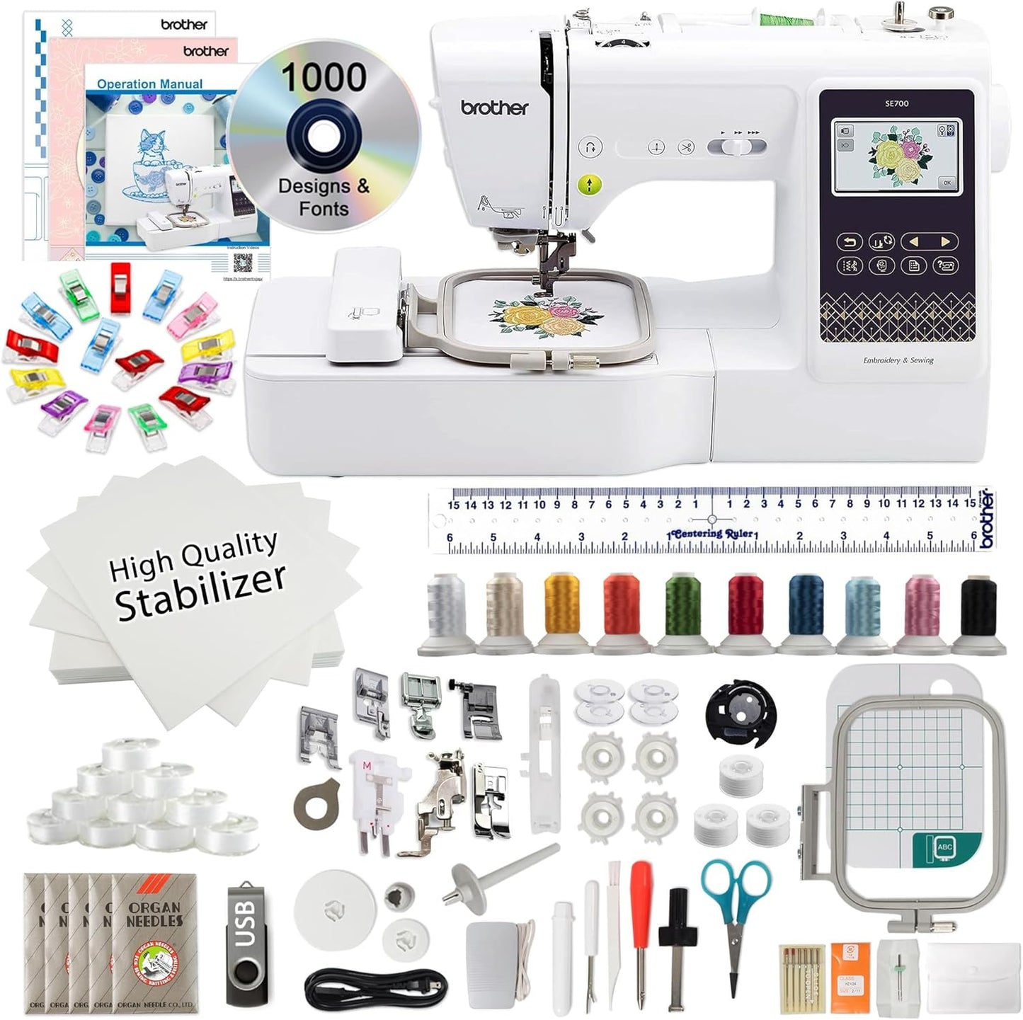 Brother SE700: Create Stunning Embroidery