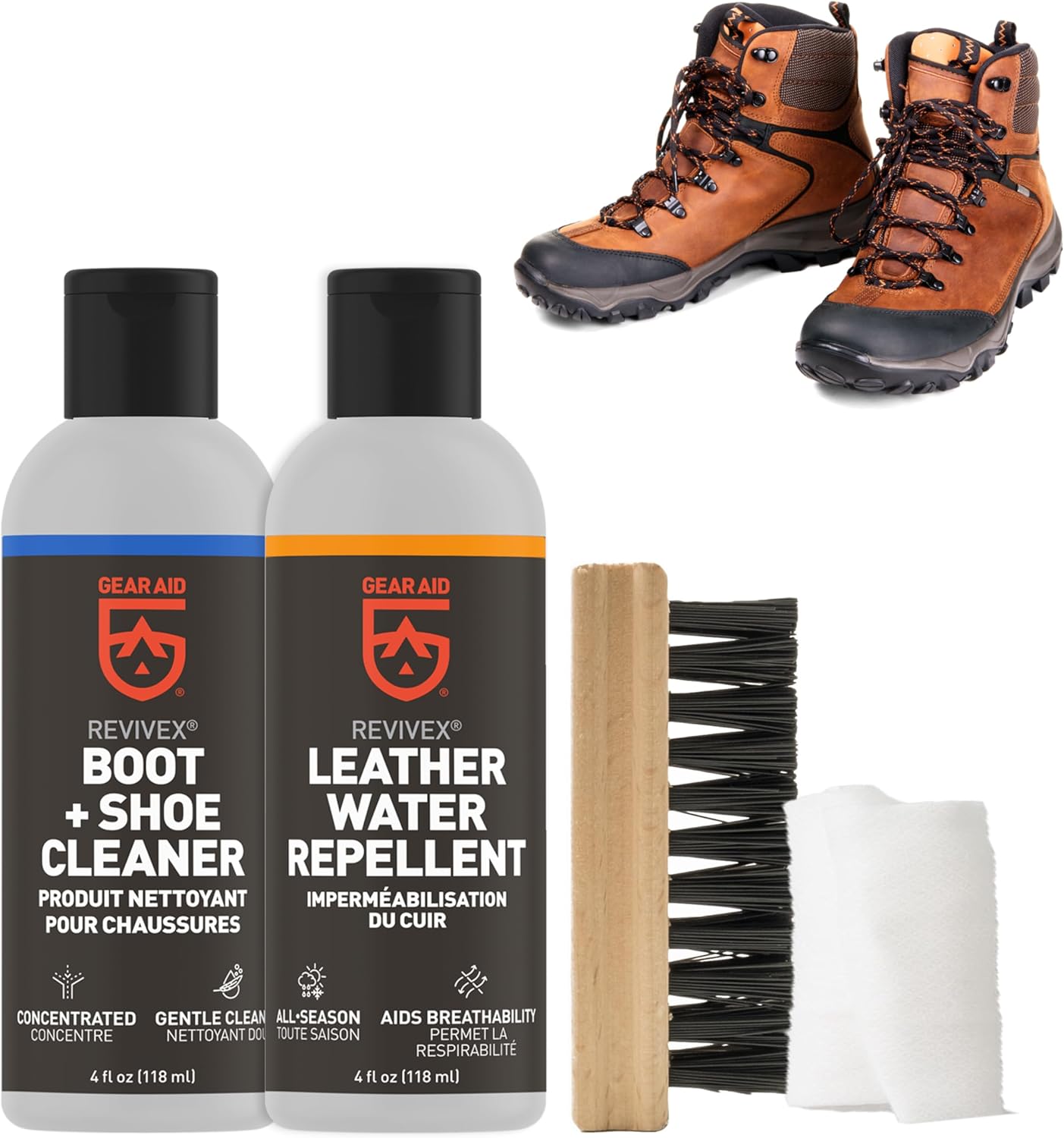 Revivex Leather Shoe Cleaner Kit - Restore, Renew, Revive