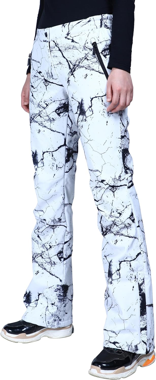 33,000ft Women's Softshell Snow Pants for Skiing and Snowboarding