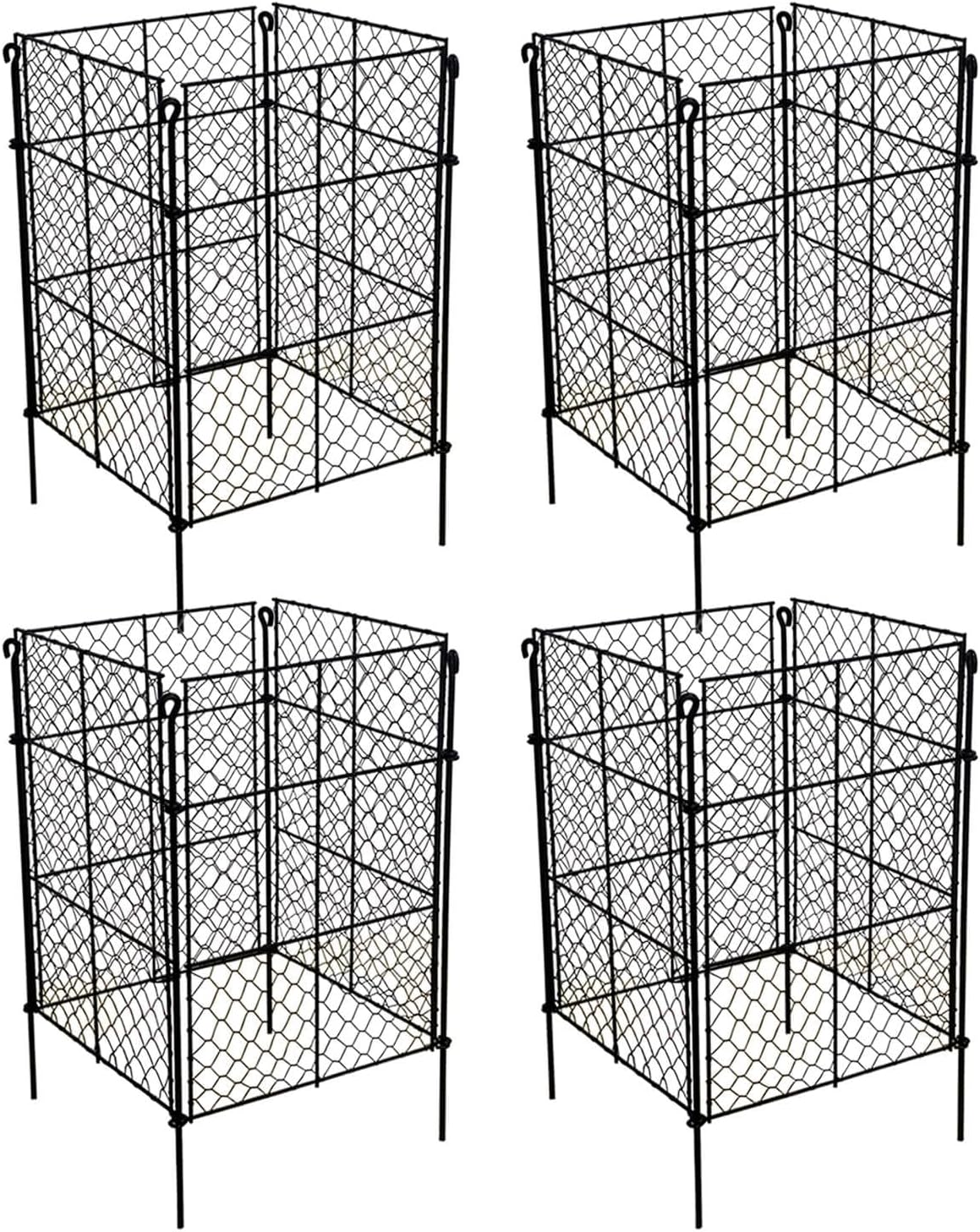 Plant Protectors for Outdoor Plants - 4 Packs of Cages