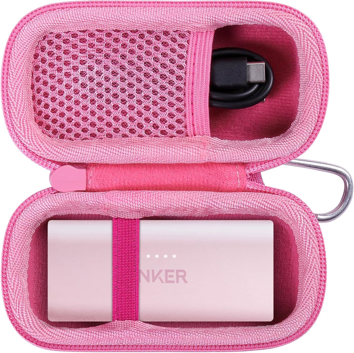 Protective Pink Case for Anker 621 Nano 5,000mAh