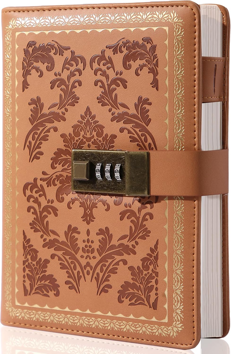 Yoment Refillable Lock Diary for Women - Keep Your Secrets Safe!