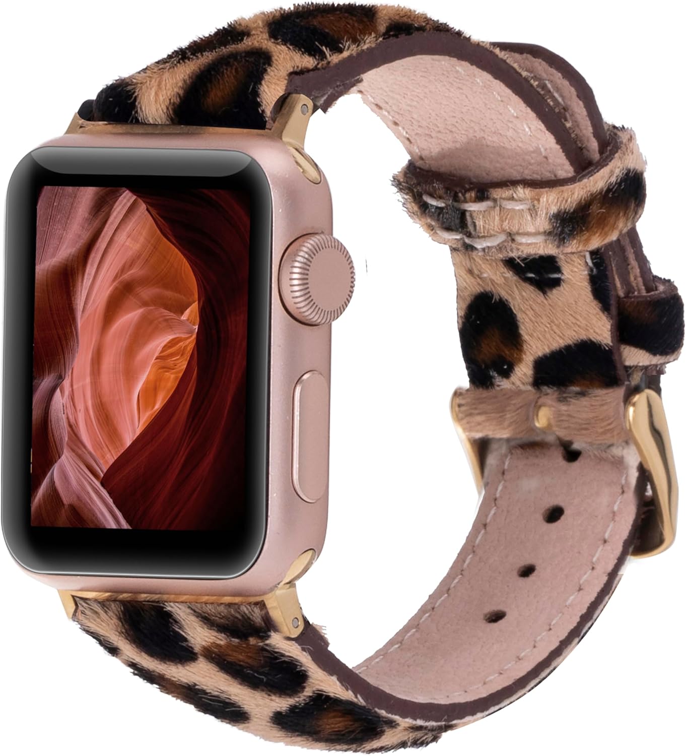 Full Grain Leather Watch Band for Apple Watch All Series Models